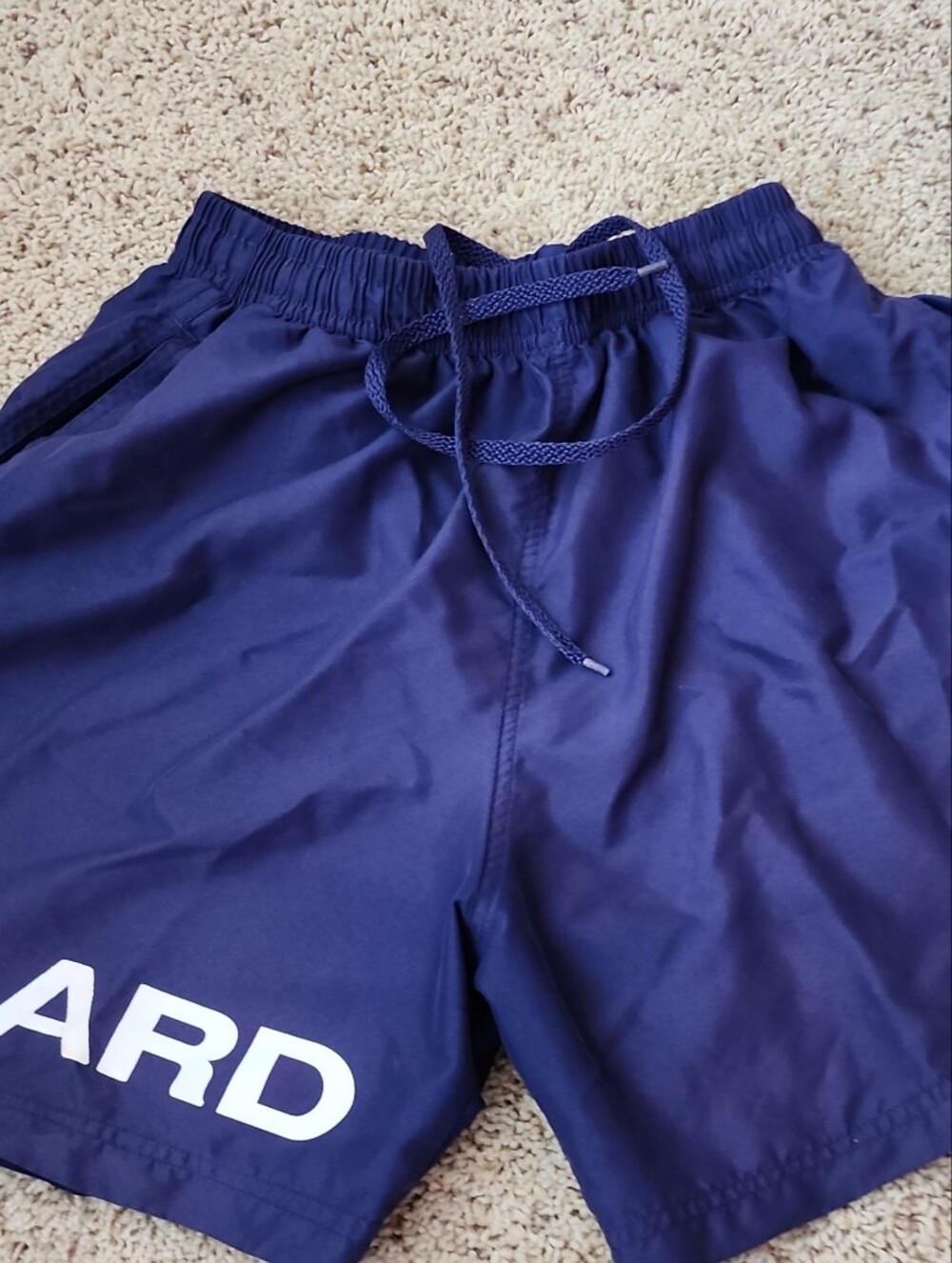 Men's Athletic Navy Quick-Dry Performance Swim Shorts